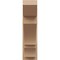 Ekena Millwork 8-in W x 24-in D x 28-in H Balboa Slat Rough Cedar Woodgrain TimberThane Outlooker, Primed Tan OUTUR080X24X28BOA24RCPR - alternate 3